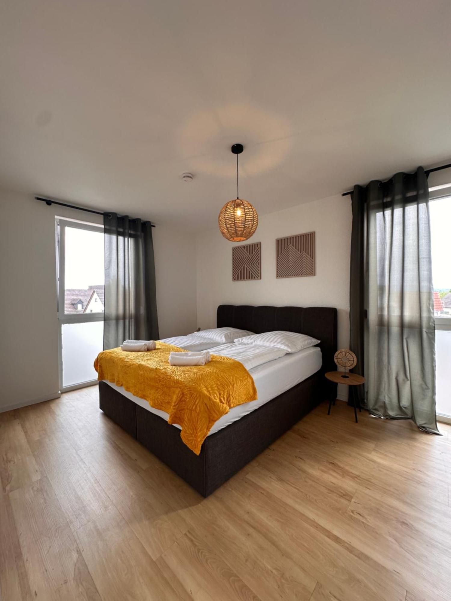 شقة Amao-Sepia I 86Qm I King-Size Beds I Netflix I Privat Balcony I Free Parking I Near Europapark رينهاوسن المظهر الخارجي الصورة